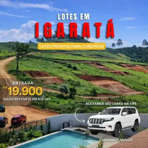 Lote/Terreno à venda, 600m² no Centro, Igaratá