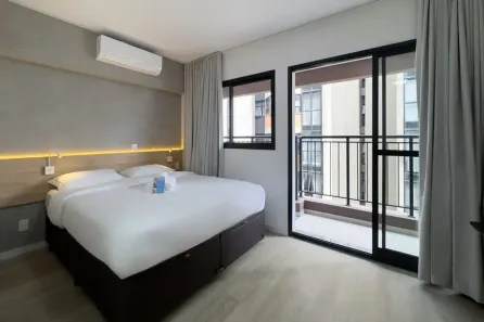 Apartamento com 1 Quarto para alugar, 28m² no Campo Belo, São Paulo