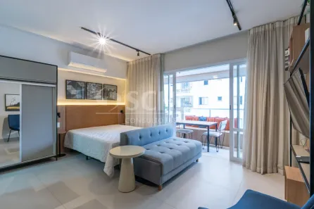 Flat com 1 Quarto à venda, 40m² no Campo Belo, São Paulo