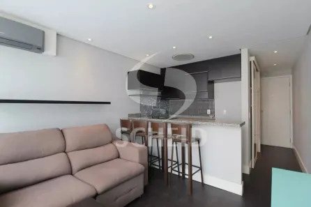 Apartamento com 1 Quarto para alugar, 50m² no Indianópolis, São Paulo