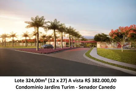 Lote/Terreno à venda, 324m² no Jardins Turim, Senador Canedo