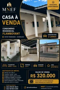 Casa de Condomínio com 3 Quartos à venda, 120m² no Setor Parque Tremendão, Goiânia