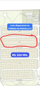 Lote/Terreno à venda, 333m² no Cidade Alpha, Eusébio