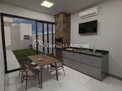 Casa de Condomínio com 3 Quartos à venda, 140m² no Vila Monte Alegre, Paulínia