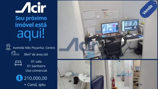 Sala Comercial à venda, 35m² no Centro, Rio de Janeiro