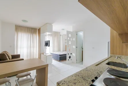 Apartamento com 1 Quarto para alugar, 34m² no Centro, Curitiba