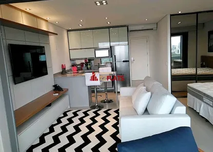 Flat com 1 Quarto para alugar, 46m² no Pinheiros, São Paulo