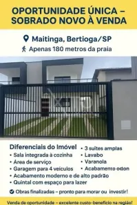 Sobrado com 3 Quartos à venda, 153m² no Maitinga, Bertioga