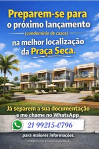 Casa de Condomínio com 3 Quartos à venda, 100m² no Praça Seca, Rio de Janeiro