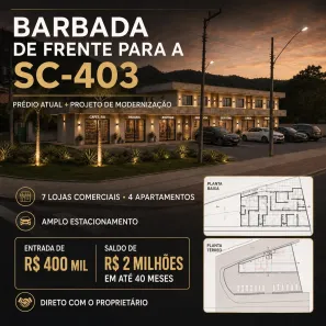 Prédio Residencial com 11 Quartos à venda, 350m² no Ingleses do Rio Vermelho, Florianópolis