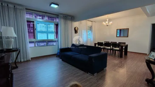 Apartamento com 2 Quartos à venda, 140m² no Gonzaga, Santos