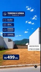 Lote/Terreno à venda, 300m² no Rio Pequeno, Camboriú