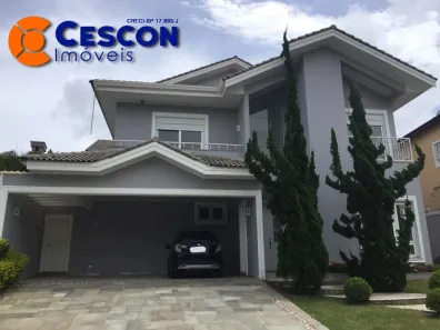 Casa de Condomínio com 4 Quartos para alugar, 455m² no Residencial Morada dos Lagos, Barueri
