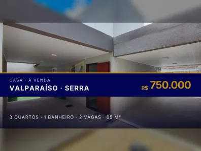 Casa com 3 Quartos à venda, 65m² no Valparaíso, Serra