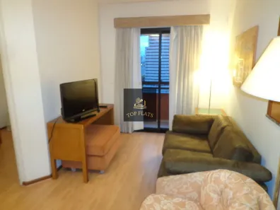Flat com 2 Quartos para alugar, 54m² no Cidade Monções, São Paulo