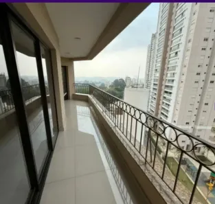 Apartamento com 4 Quartos para alugar, 143m² no Jardim Monte Kemel, São Paulo