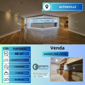 Apartamento com 2 Quartos à venda, 68m² no Alphaville I, Salvador