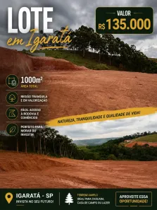 Lote/Terreno à venda, 1000m² no Centro, Igaratá