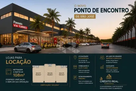 Ponto Comercial para alugar, 108m² no Bela Vista, São José