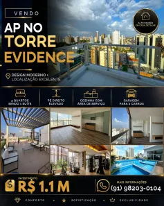 Apartamento com 3 Quartos à venda, 94m² no Cremação, Belém