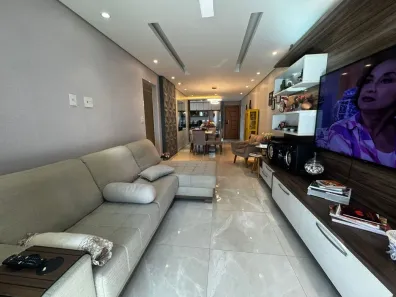 Apartamento com 3 Quartos para alugar, 130m² no Canto do Forte, Praia Grande