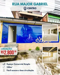 Ponto Comercial para alugar, 120m² no Centro, Manaus