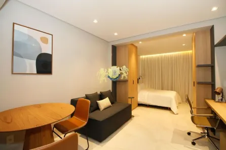 Flat com 1 Quarto para alugar, 30m² no Jardim Paulista, São Paulo