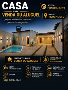 Casa com 2 Quartos para alugar, 90m² no Tijucal, Cuiabá