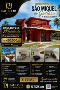 Casa de Condomínio com 3 Quartos à venda, 110m² no , Touros