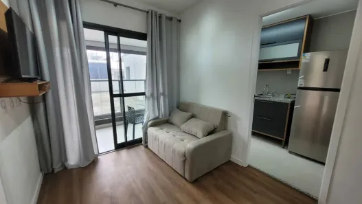 Apartamento com 1 Quarto para alugar, 40m² no Brooklin Paulista, São Paulo