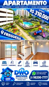 Apartamento com 2 Quartos à venda, 50m² no Anil, Rio de Janeiro