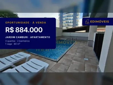 Apartamento com 3 Quartos à venda, 80m² no Jardim Camburi, Vitória