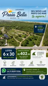 Lote/Terreno à venda, 180m² no Jacaúna, Aquiraz