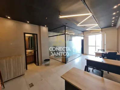 Sala Comercial para alugar, 50m² no Vila Mathias, Santos