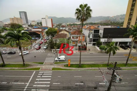 Sala Comercial para alugar, 115m² no Gonzaga, Santos