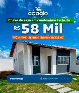 Casa de Condomínio com 2 Quartos à venda, 128m² no Centro, Paço do Lumiar