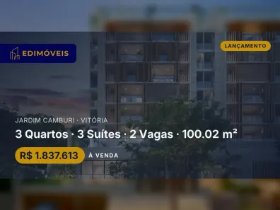 Apartamento com 3 Quartos à venda, 100m² no Jardim Camburi, Vitória