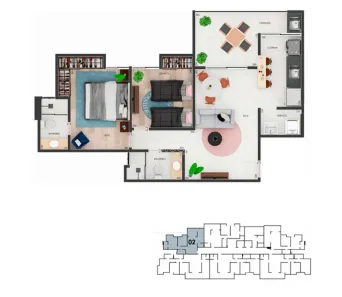 Apartamento com 2 Quartos à venda, 75m² no Alto dos Passos, Juiz de Fora