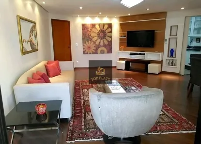 Flat com 3 Quartos para alugar, 130m² no Indianópolis, São Paulo
