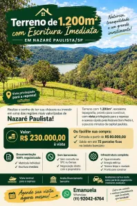 Lote/Terreno à venda, 1200m² no Centro, Campinas