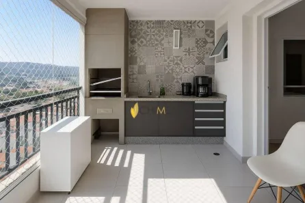 Apartamento com 3 Quartos à venda, 96m² no Vila Scarpelli, Santo André