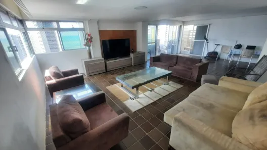 Apartamento com 4 Quartos para venda ou aluguel, 380m² no Boa Viagem, Recife