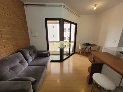 Apartamento com 1 Quarto para alugar, 40m² no Indianópolis, São Paulo