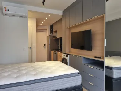 Apartamento com 1 Quarto para venda ou aluguel, 25m² no Cerqueira César, São Paulo