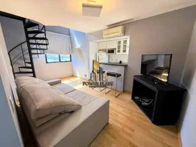 Flat com 1 Quarto para alugar, 45m² no Vila Olímpia, São Paulo