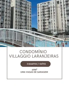 Apartamento com 3 Quartos à venda, 69m² no Valparaíso, Serra