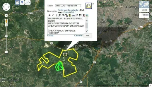 Lote/Terreno à venda, 138000m² no Betim Industrial, Betim
