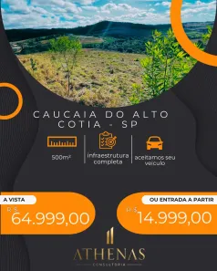 Lote/Terreno à venda, 500m² no dos Mendes (Caucaia do Alto), Cotia