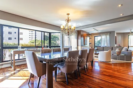 Apartamento com 3 Quartos para alugar, 202m² no Vila Morumbi, São Paulo
