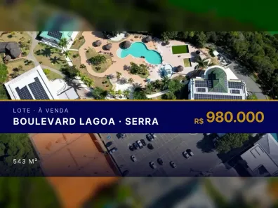 Lote/Terreno à venda, 543m² no Boulevard Lagoa, Serra